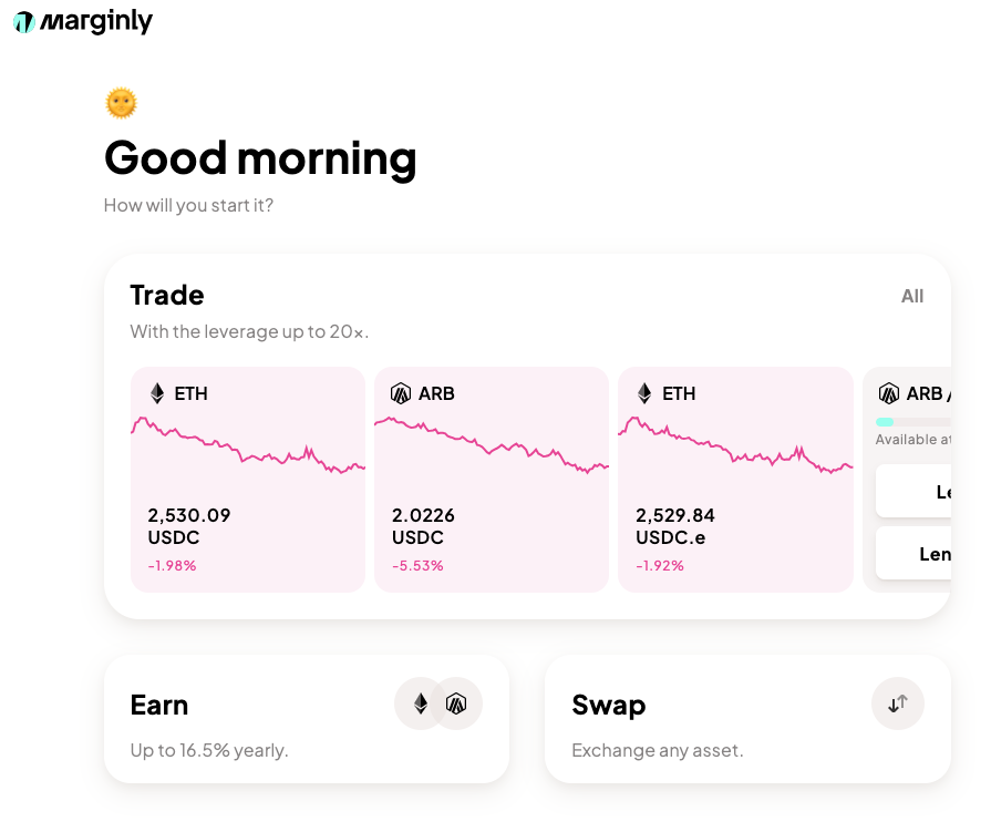 Using Marginly with Enkrypt