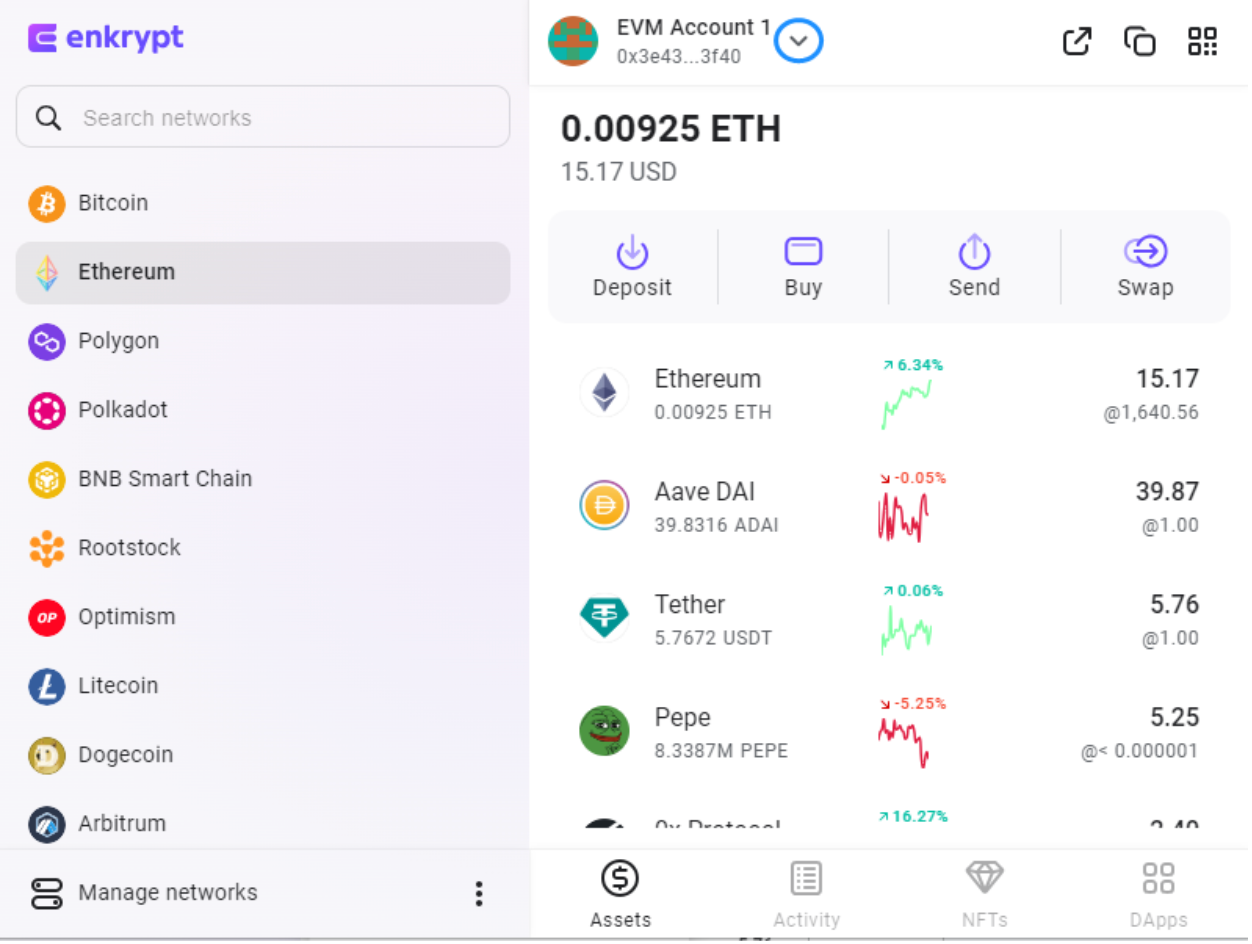 Connect Ledger to Enkrypt to use more dApps and networks