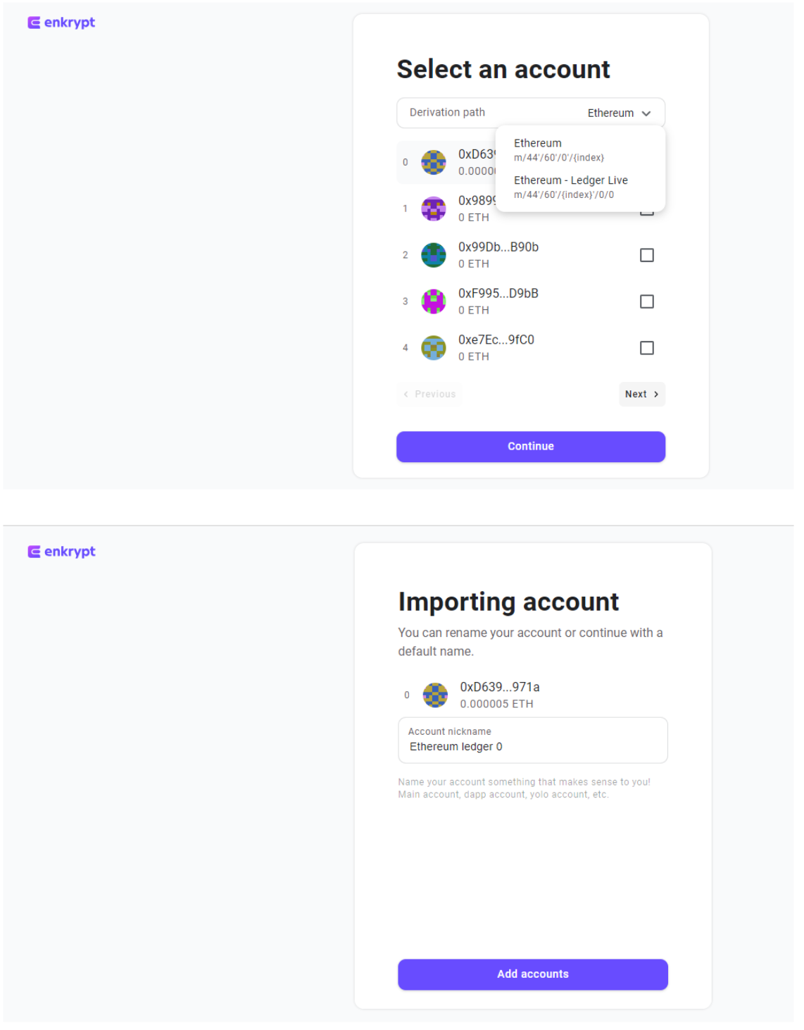 Connect Ledger to Enkrypt to use more dApps and networks