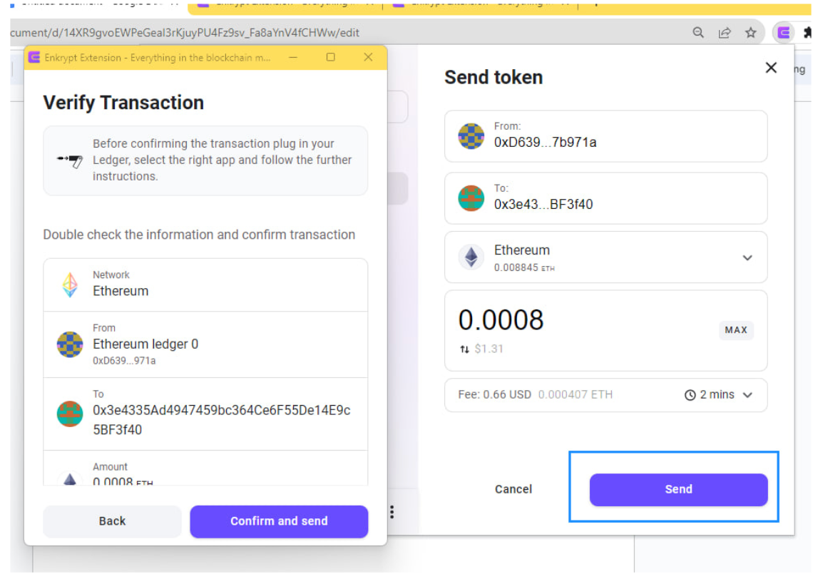 Connect Ledger to Enkrypt to use more dApps and networks