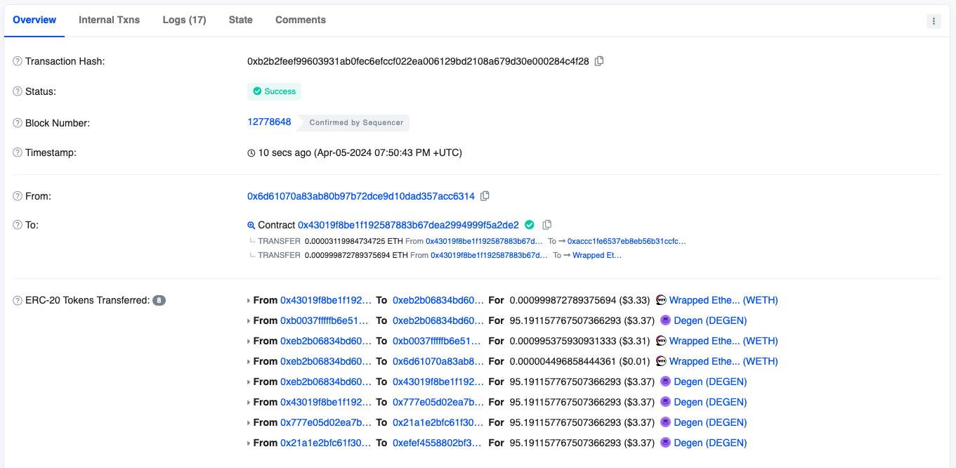 How to Bridge to Degen Chain