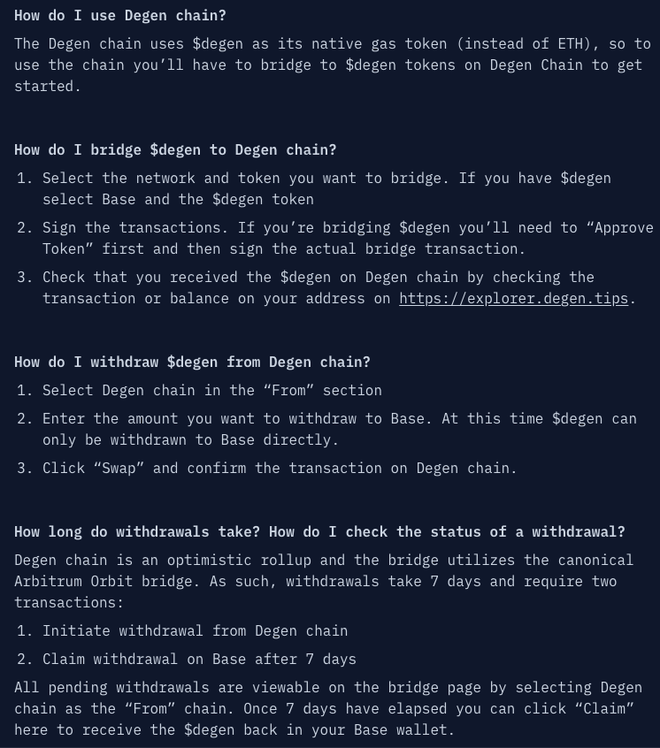 How to Bridge to Degen Chain