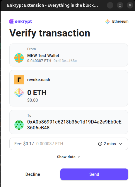 How to Remove Token Approvals Using Revoke With Enkrypt