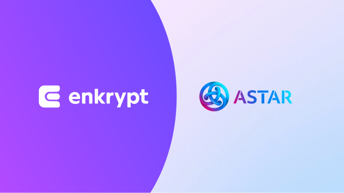 Interacting with Astar using Enkrypt
