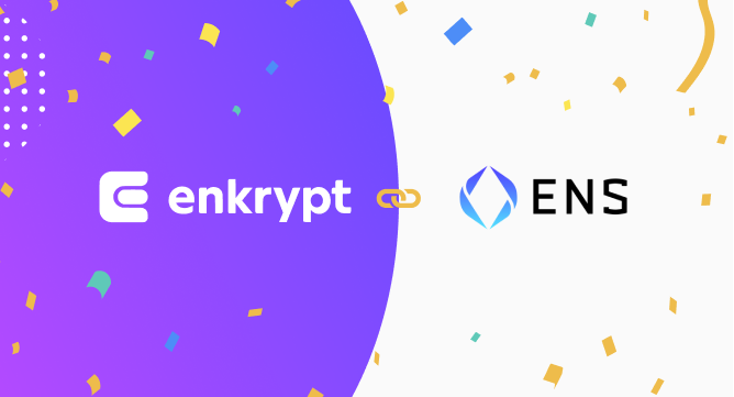Get a web3 user name (ENS domain) with Enkrypt