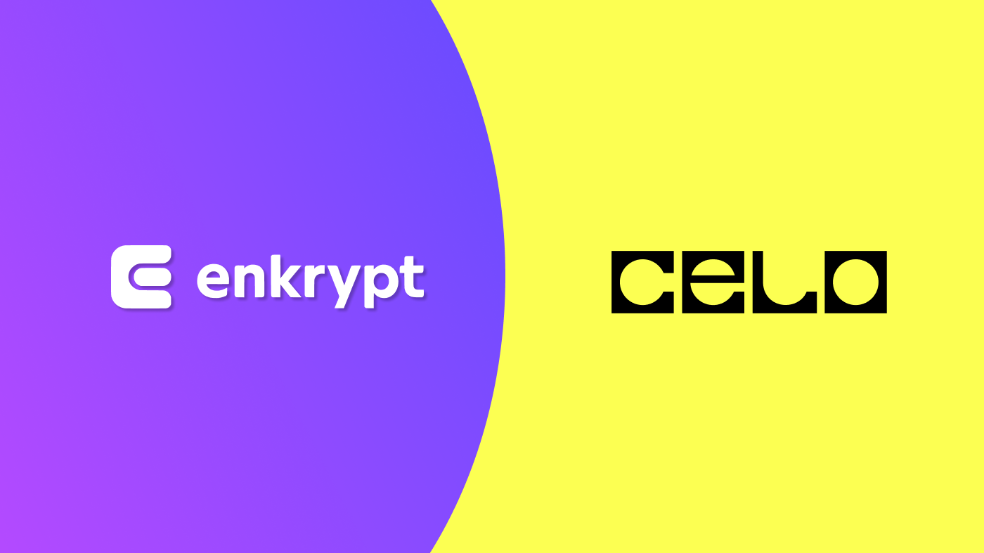 Interact with Celo using Enkrypt