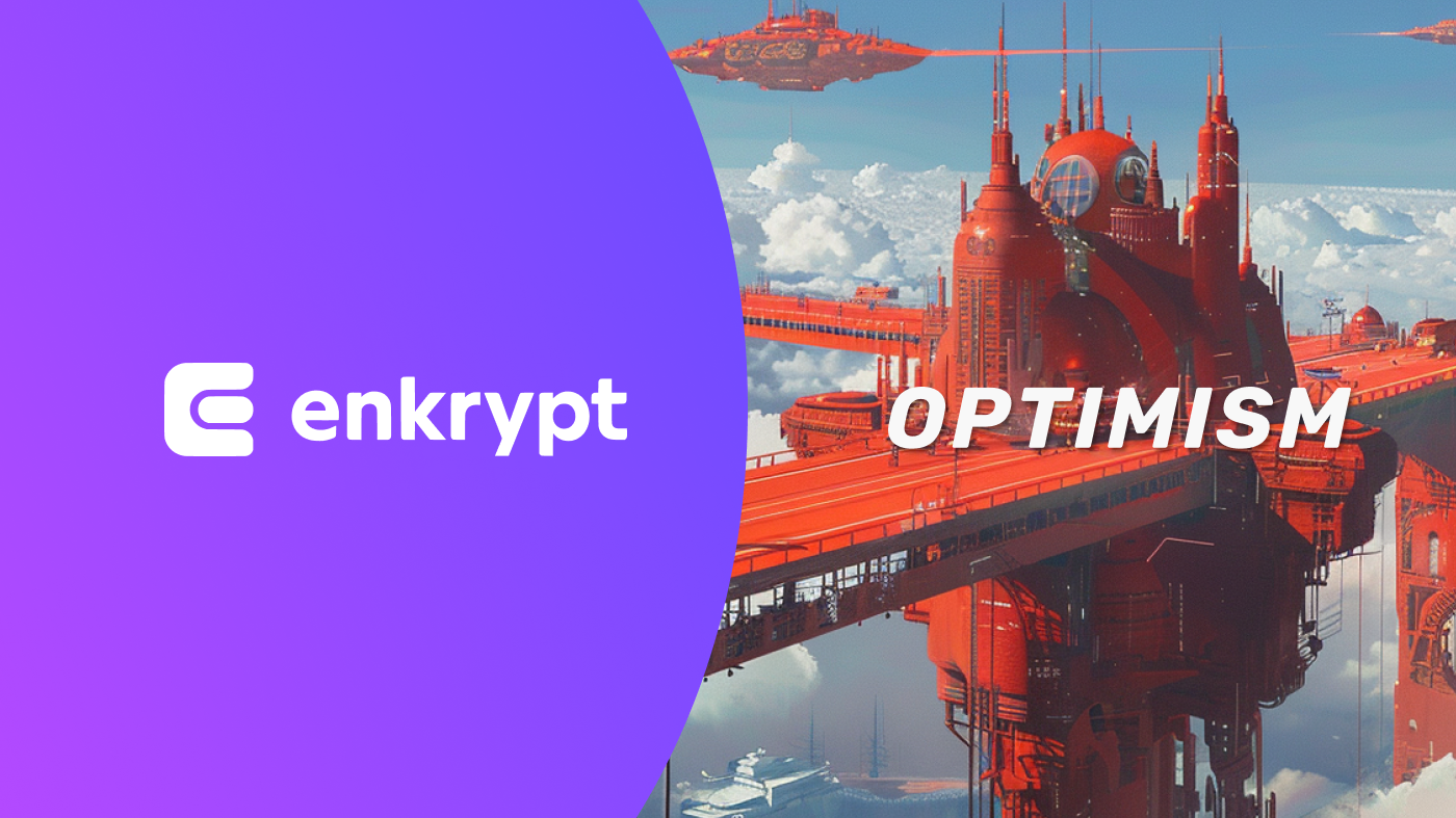 Bridge from Ethereum to Optimism with Enkrypt