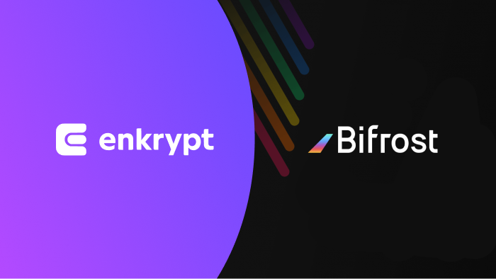 Interacting with Bifrost using Enkrypt