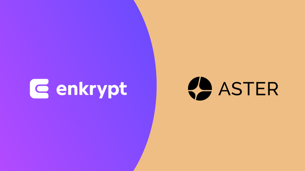 How to use Aster with Enkrypt